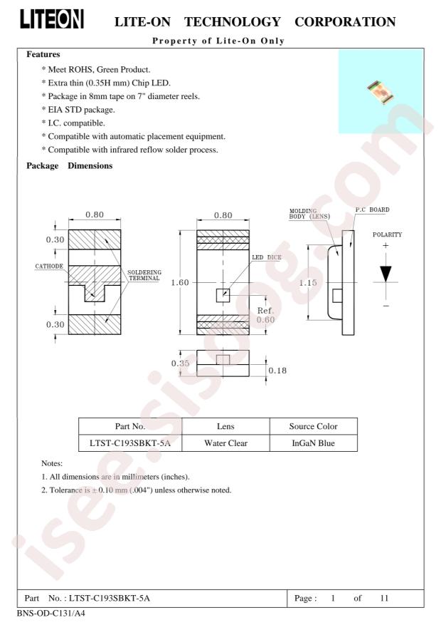 LTST-C193SBKT-5A