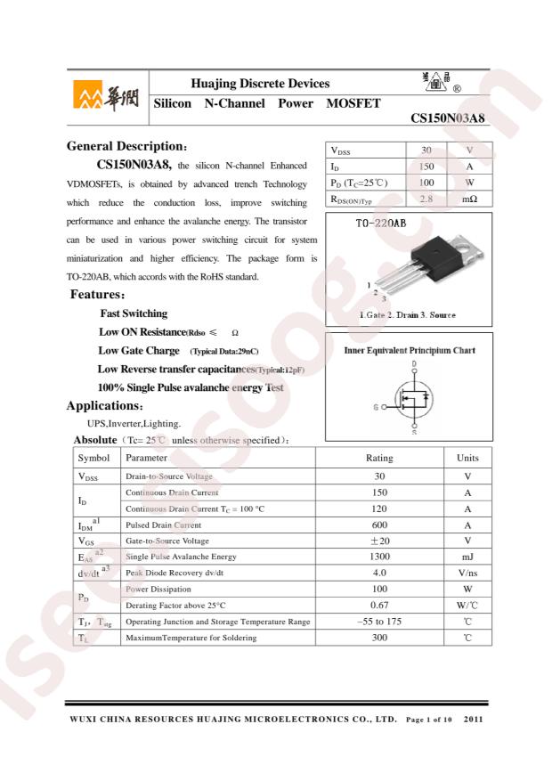 CS150N03A8