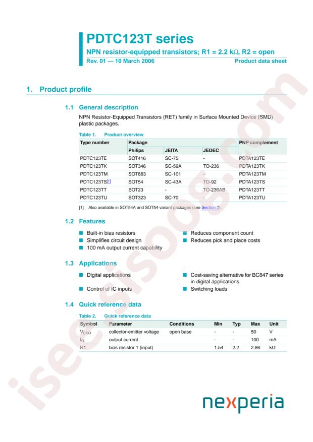 PDTC123TU,115