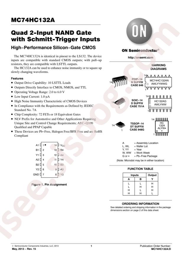 MC74HC132ADG