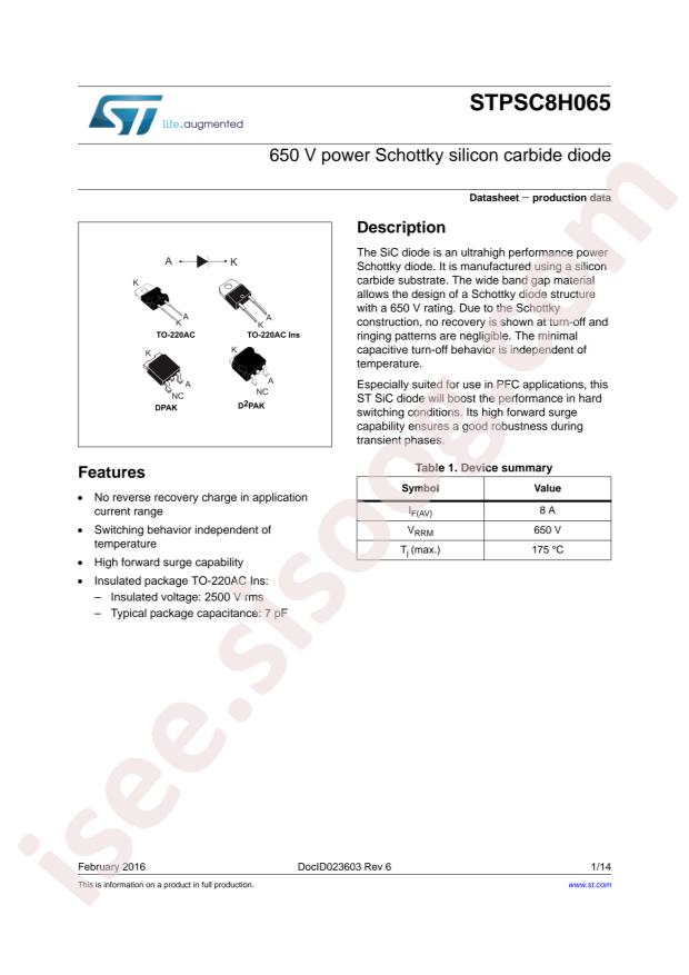 STPSC8H065B-TR