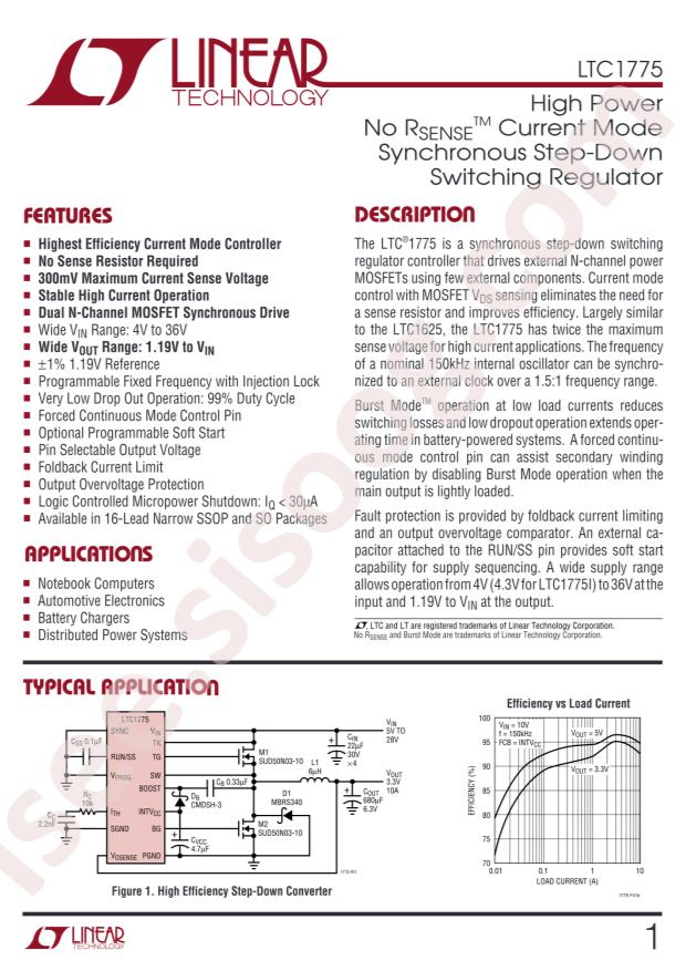 LTC1775CS#PBF