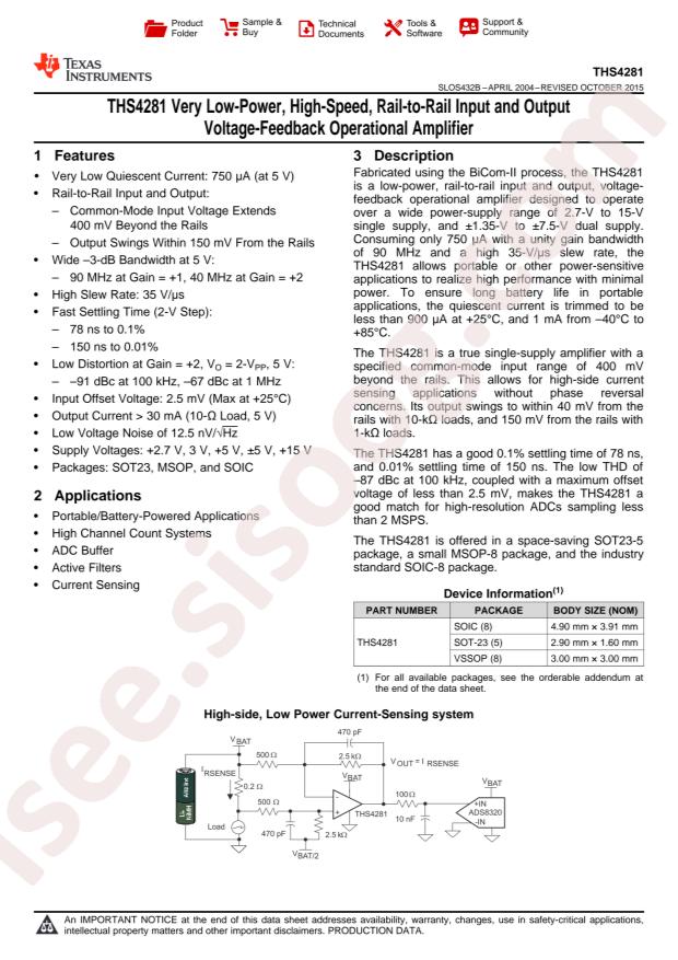 THS4281DBVT