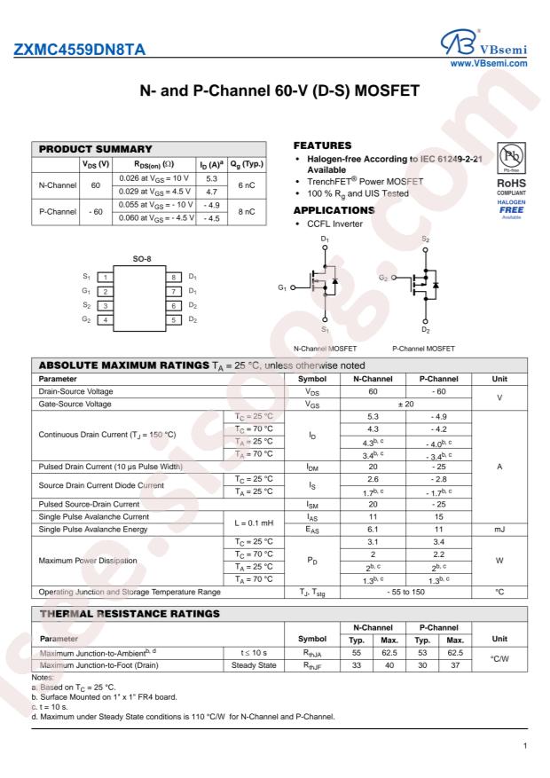 ZXMC4559DN8TA-VB