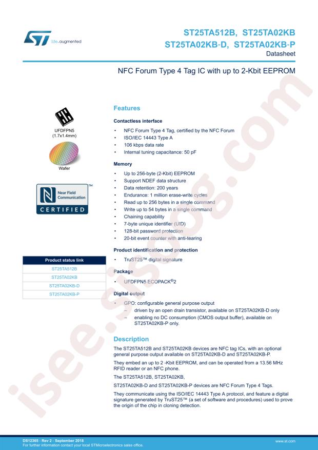 ST25TA02KB-DC6H5