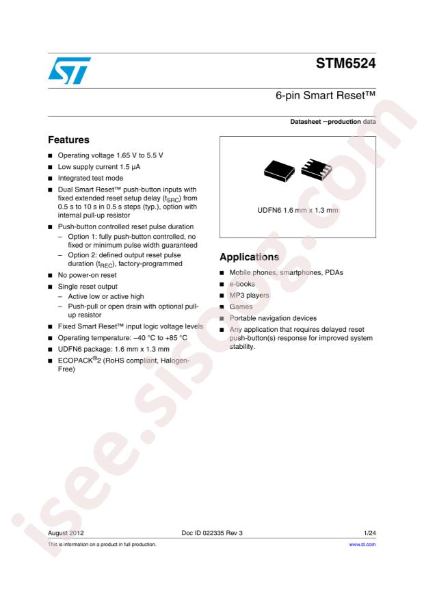 STM6524AUABDL6F