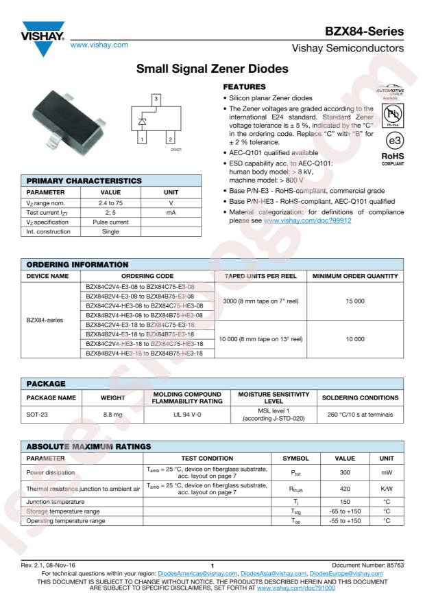 BZX84C15-HE3-18