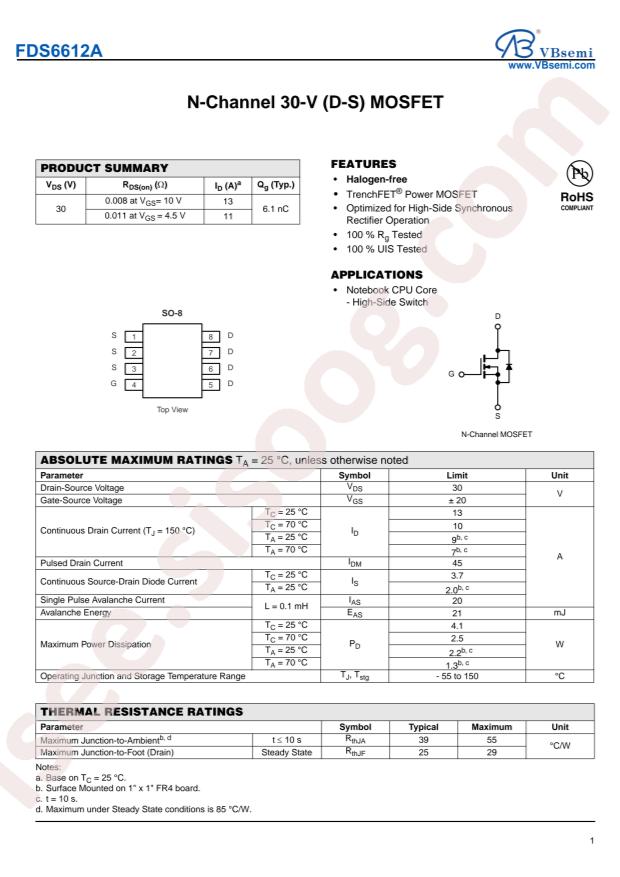 FDS6612A-VB