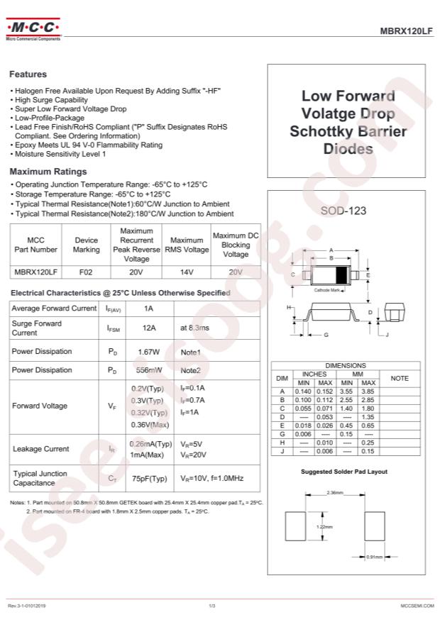 MBRX120LF-TP