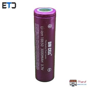 باتری 18650 سرتخت قابل شارژ 10C-3000Mah برند DM CELL