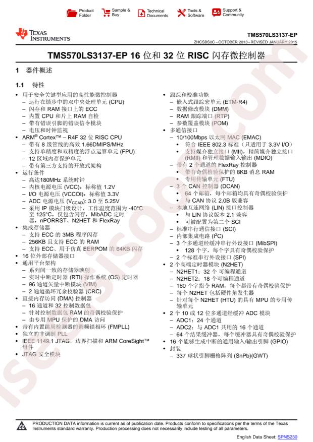 TMS5703137CGWTQEP