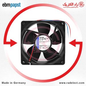 فن تابلویی 12*12 بلبرینگی 110VDC ای بی ام پاپست آلمان