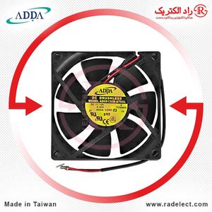 فن تابلویی 12VDC بلبرینگی 80*80 آدا تایوان