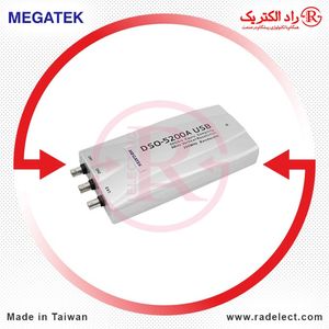 اسیلوسکوپ دیجیتال حافظه دار 200 مگاهرتز 2 کانال مگاتک DSO-5200