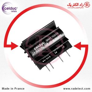 رله SSR روبردی 25 آمپر تک فاز سلدوک Celduc SKH10240