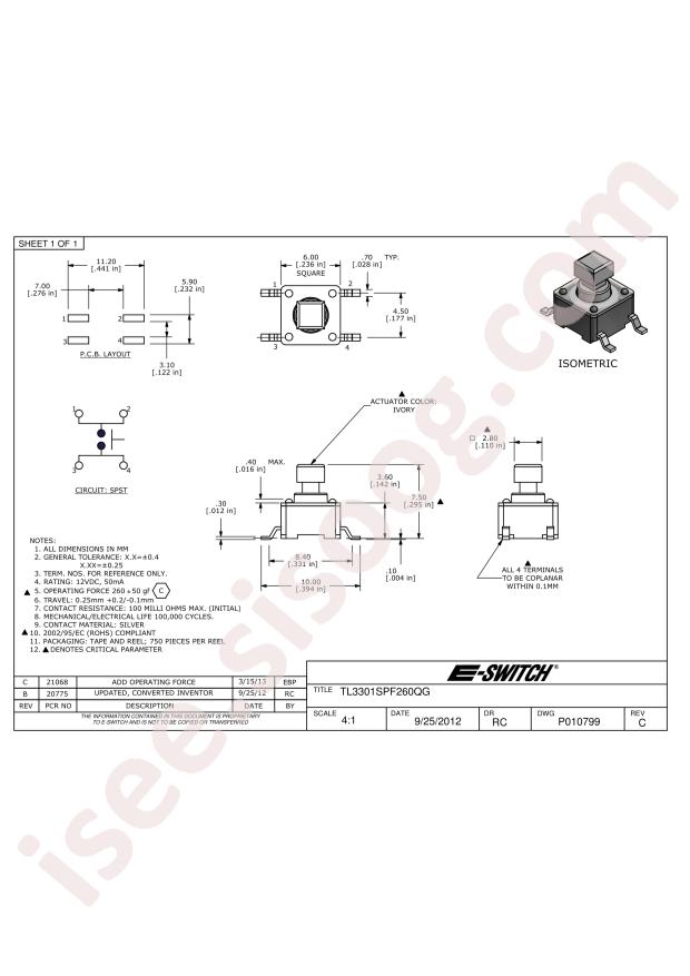 TL3301SPF260QG