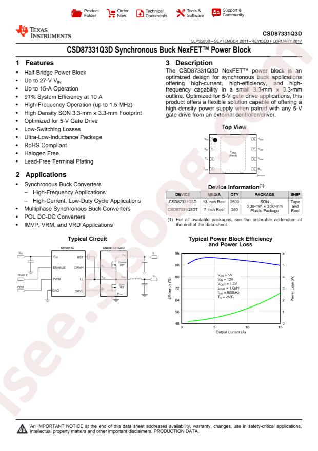 CSD87331Q3D