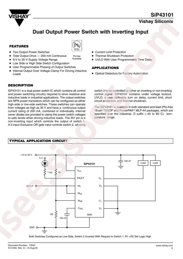 SIP43101DLP-T1-E3