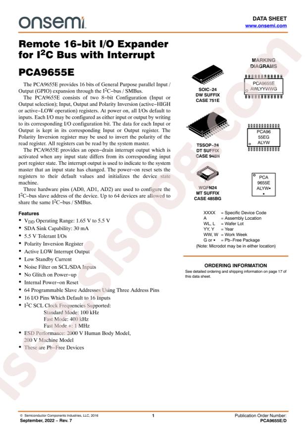 PCA9655EDTR2G