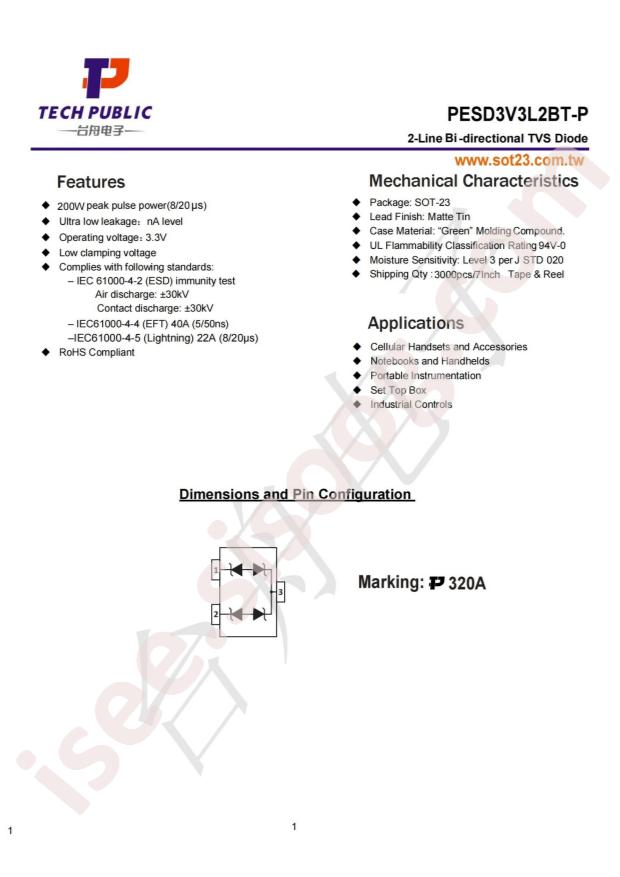 PESD3V3L2BT-P