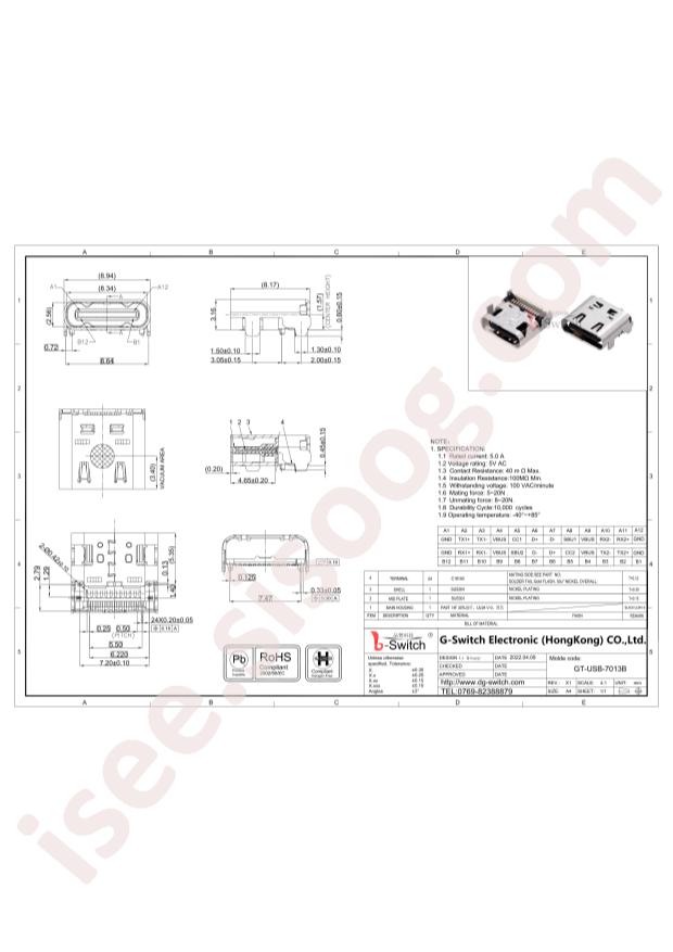 GT-USB-7013B