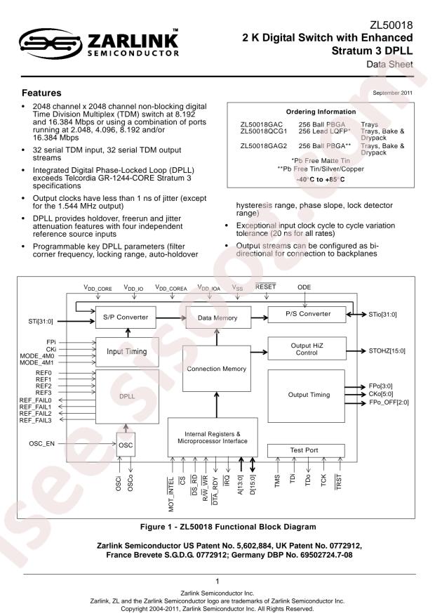 ZL50018GAG2