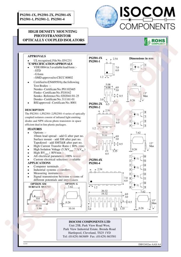 PS2501-4XSM