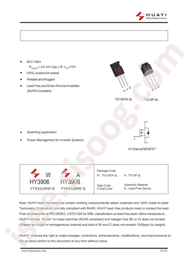 HY3906W