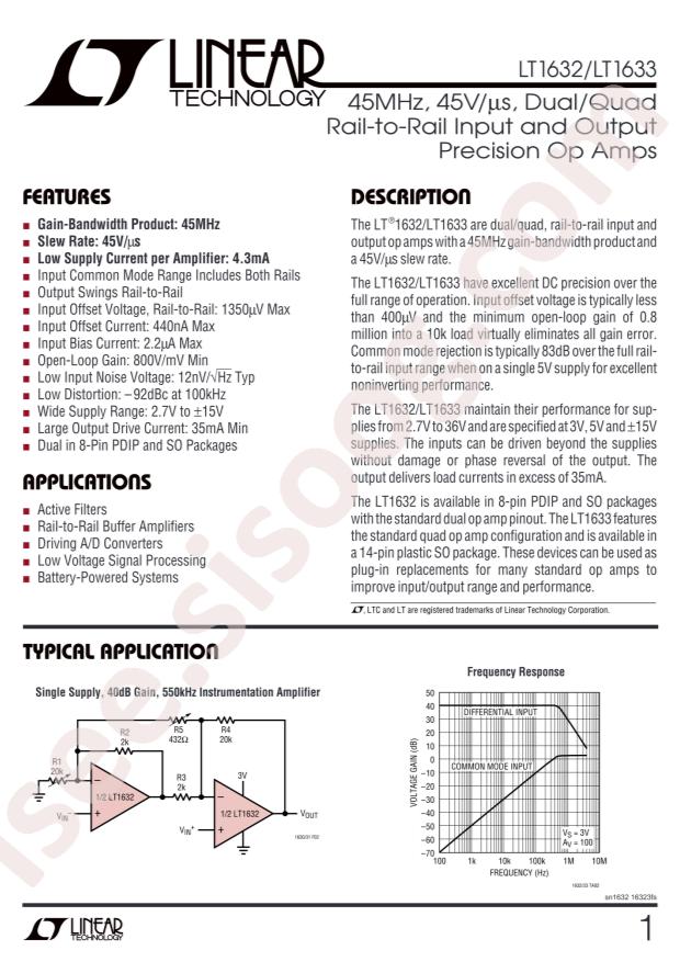 LT1633CS#PBF