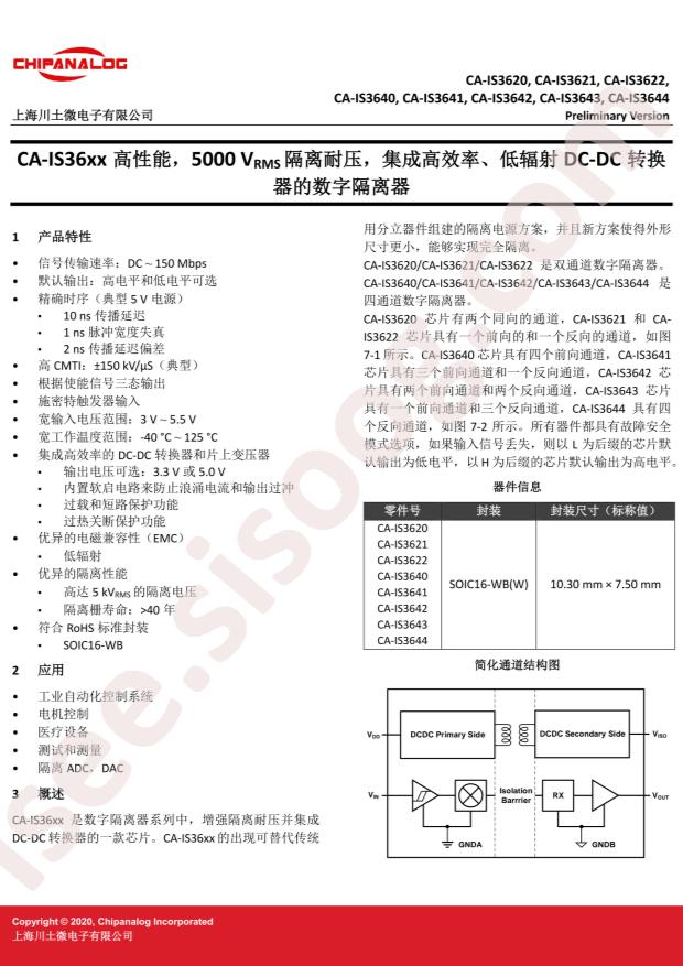 CA-IS3641HW