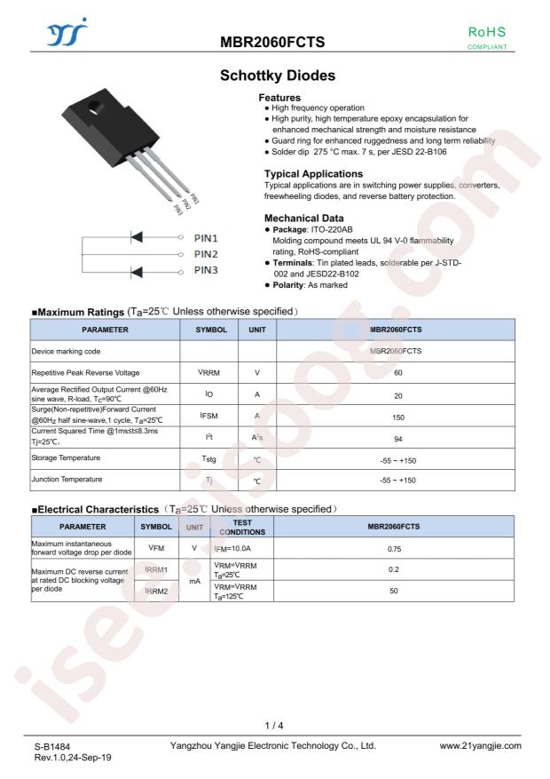 MBR2060FCTS