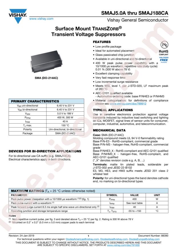 SMAJ6.0CA-E3/61