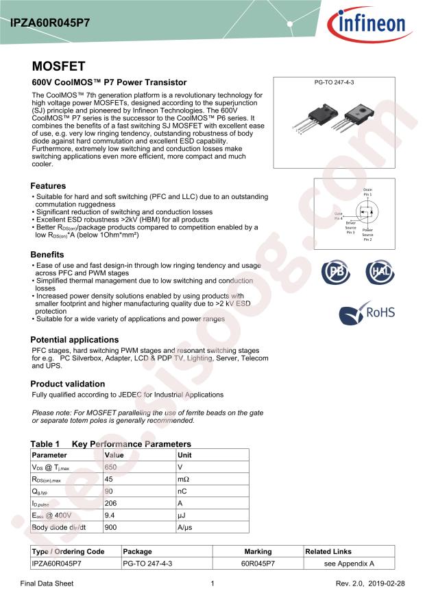 IPZA60R045P7
