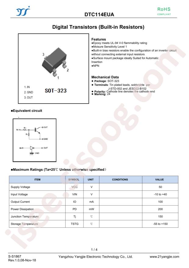 DTC114EUA