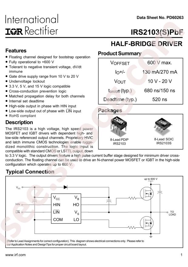 IRS2103STRPBF
