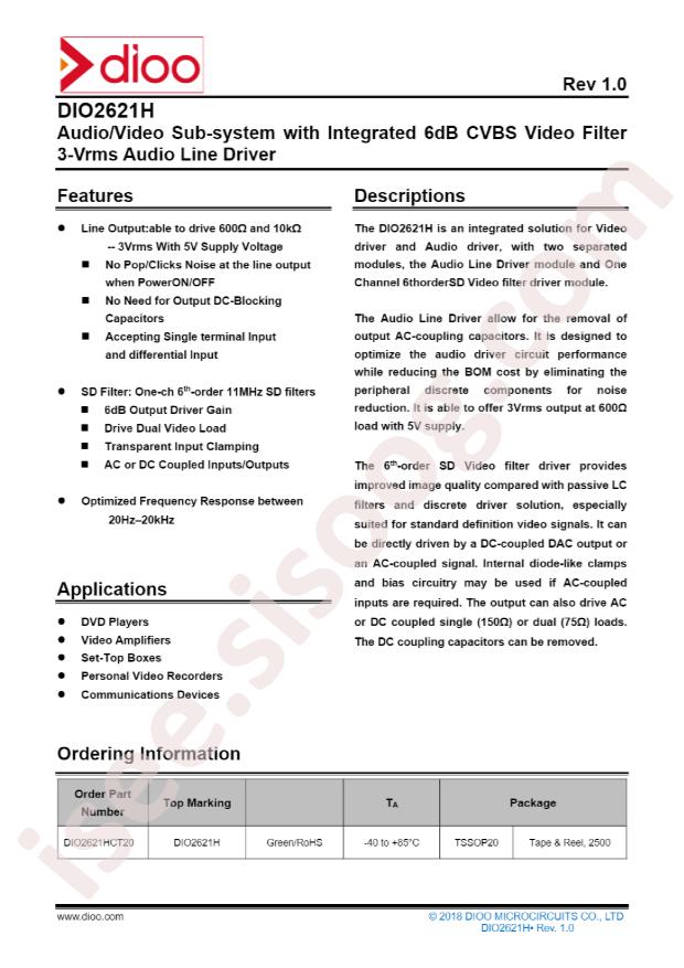 DIO2621HCT20