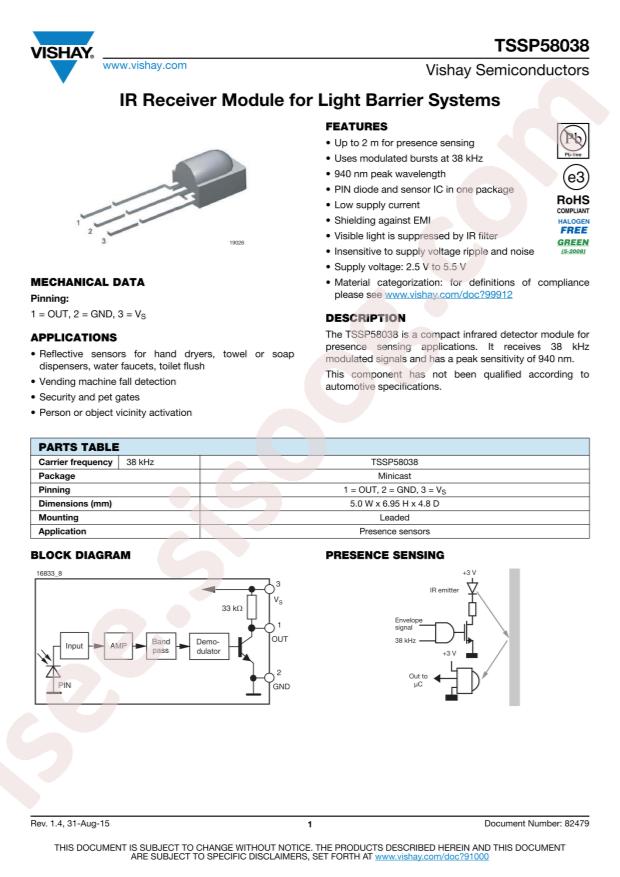 TSSP58038