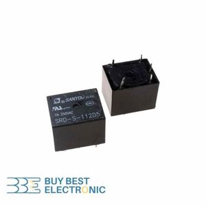RELAY 12V 7A 1C 5PIN (SANYOU) (Refurbished)