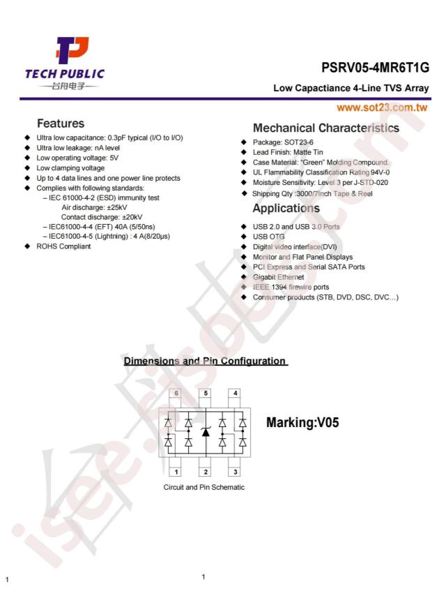 PSRV05-4MR6T1G