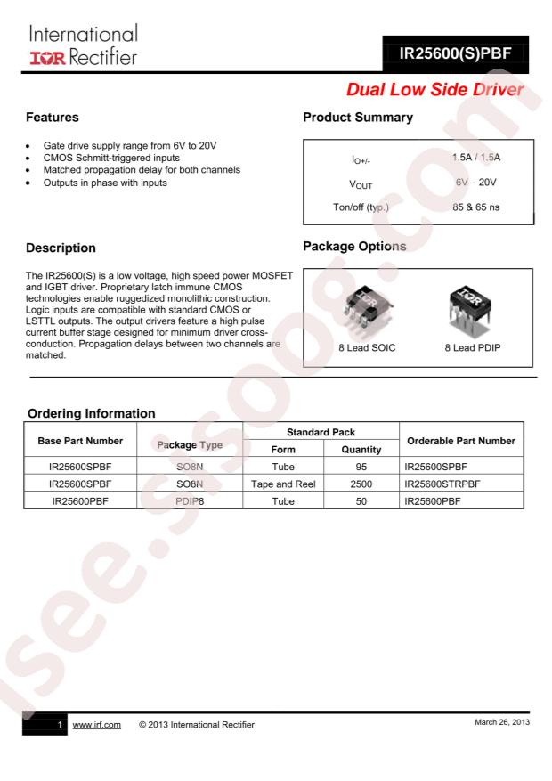 IR25600STRPBF