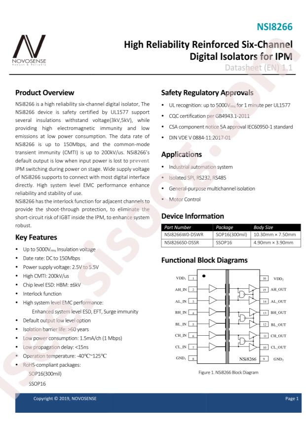 NSI8266W0-DSWR