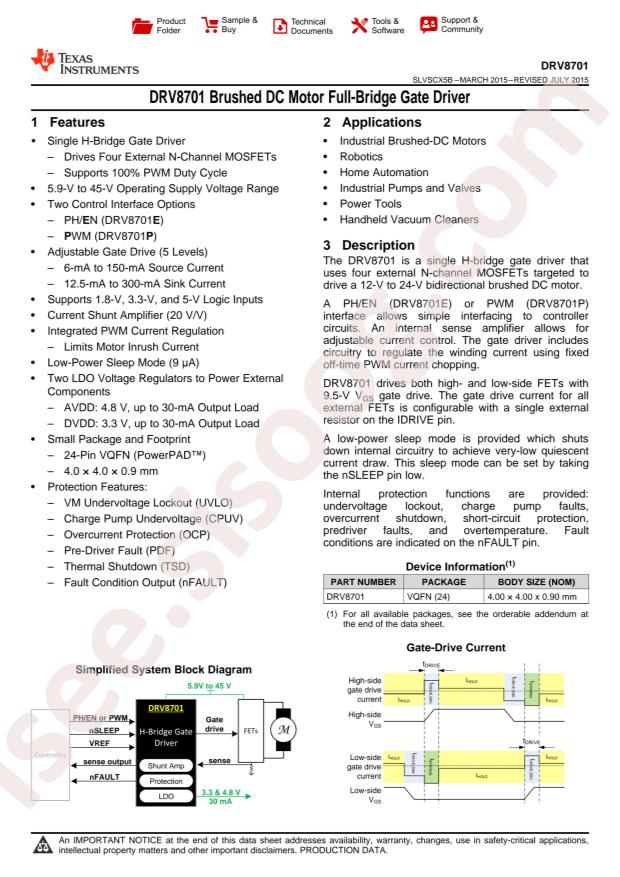 DRV8701ERGER