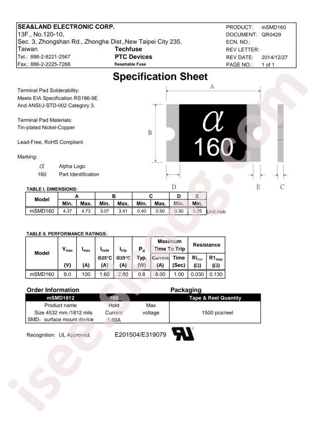 mSMD160-16V