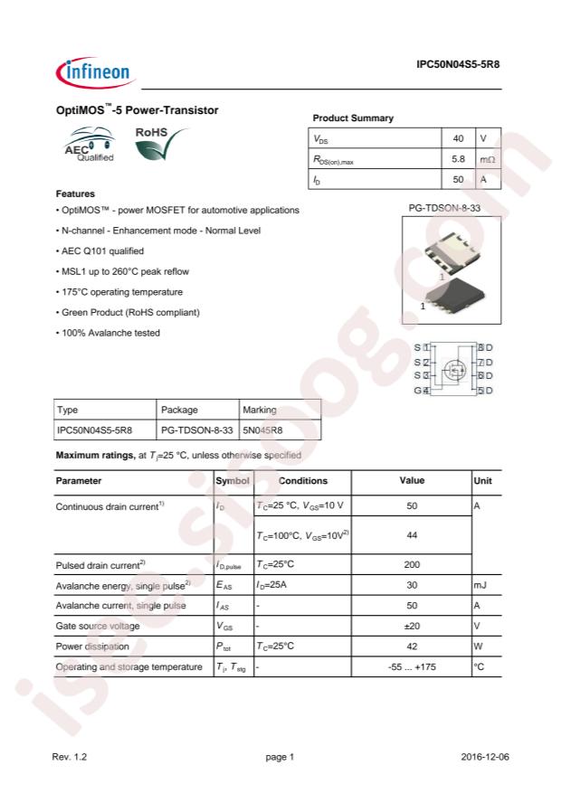 IPC50N04S5-5R8