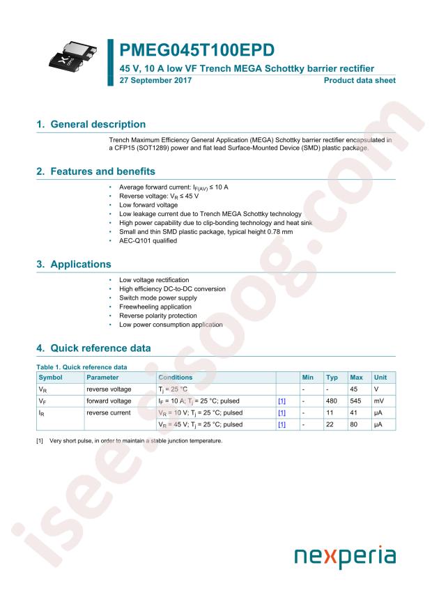 PMEG045T100EPDAZ
