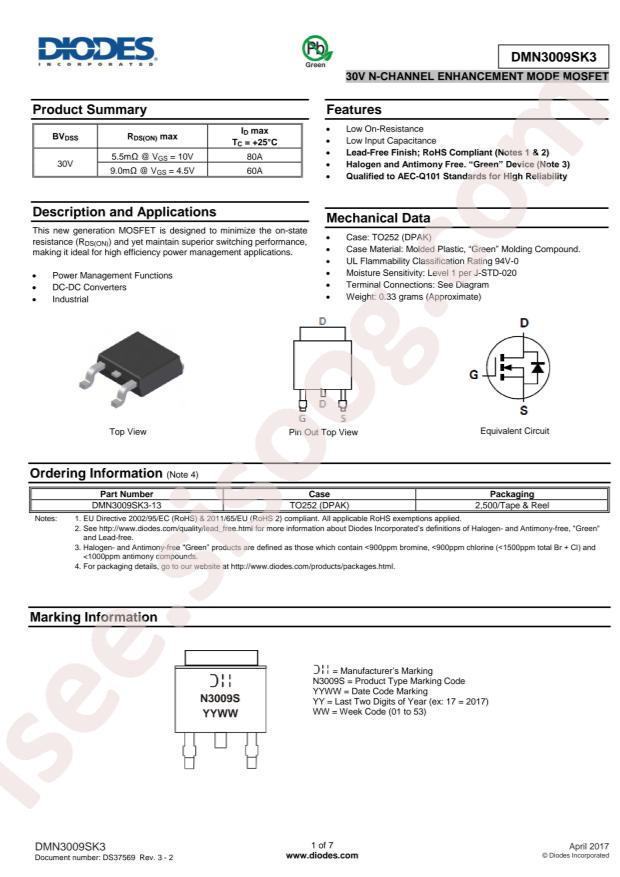 DMN3009SK3-13