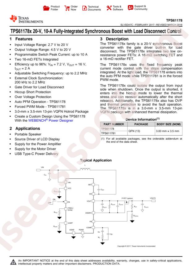 TPS61178RNWR