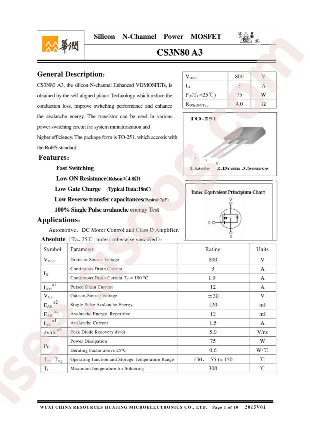 CS3N80A3