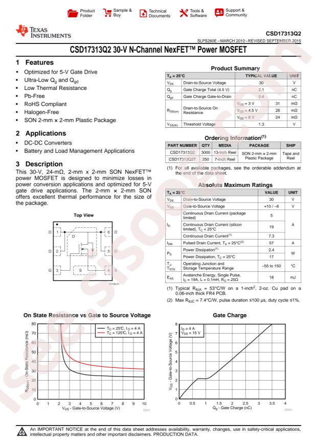 CSD17313Q2T