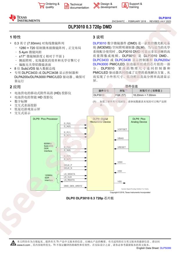 DLP3010AFQK